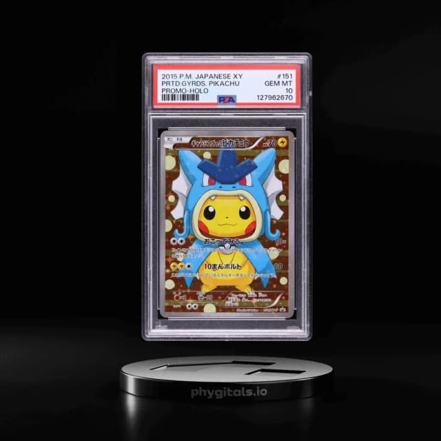 PSA 10 GEM MT graded slab — Japanese Pikachu Gyarados promo